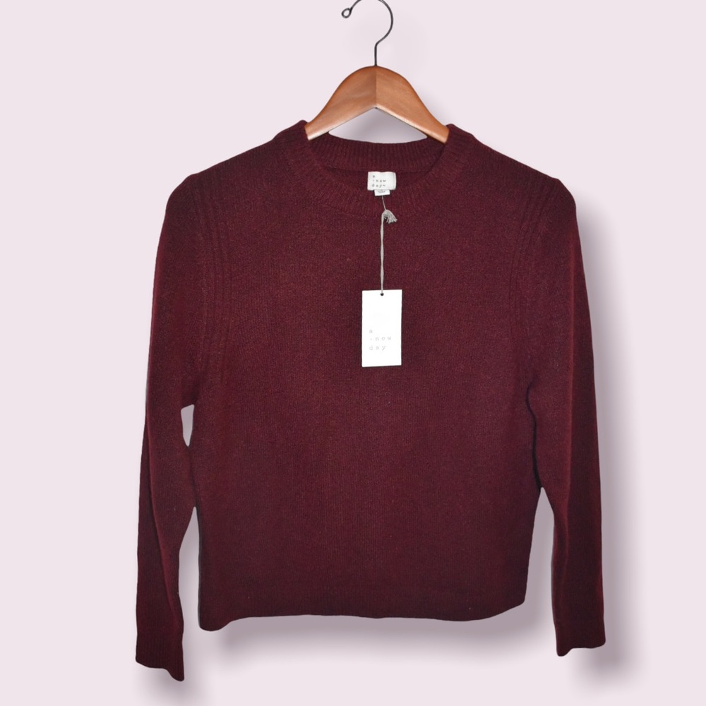 Dark red sweater
